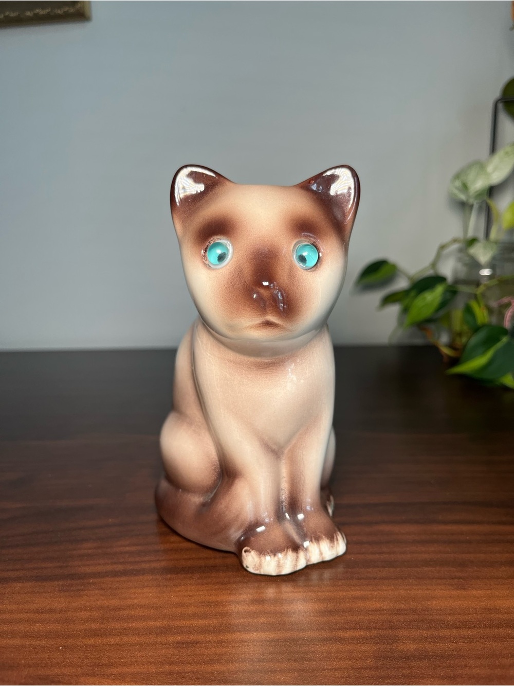 Vintage Ceramic Siamese Kitten Figurine ELPA Alcobaca Portugal 1970s 70’s
